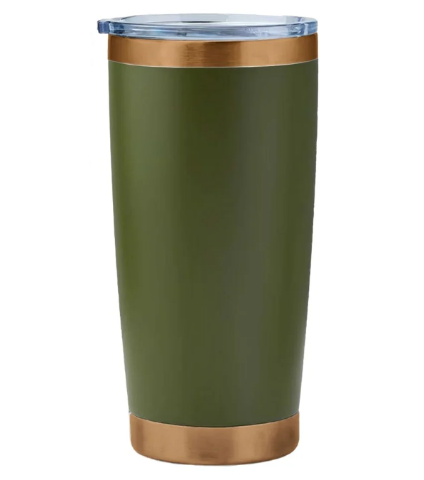 Personalized 20oz. Copper-plated tumbler