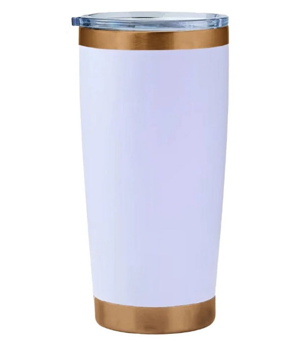 Personalized 20oz. Copper-plated tumbler